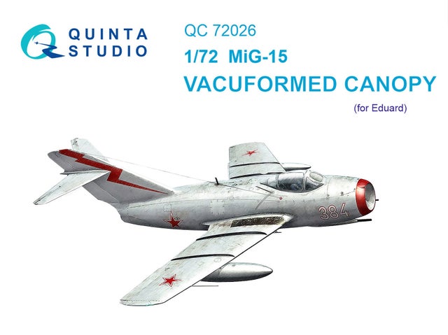 Quinta studio/'s QC72011 1//72 Su-27SM vacuformed clear canopy for Zvezda kit