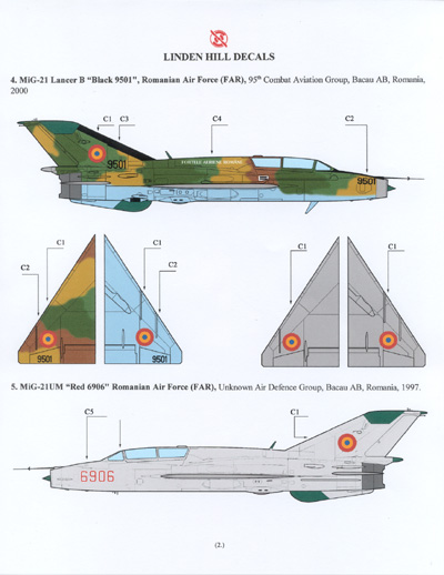 HAD Decals for 1/72 MiG-21 UM Part.2 