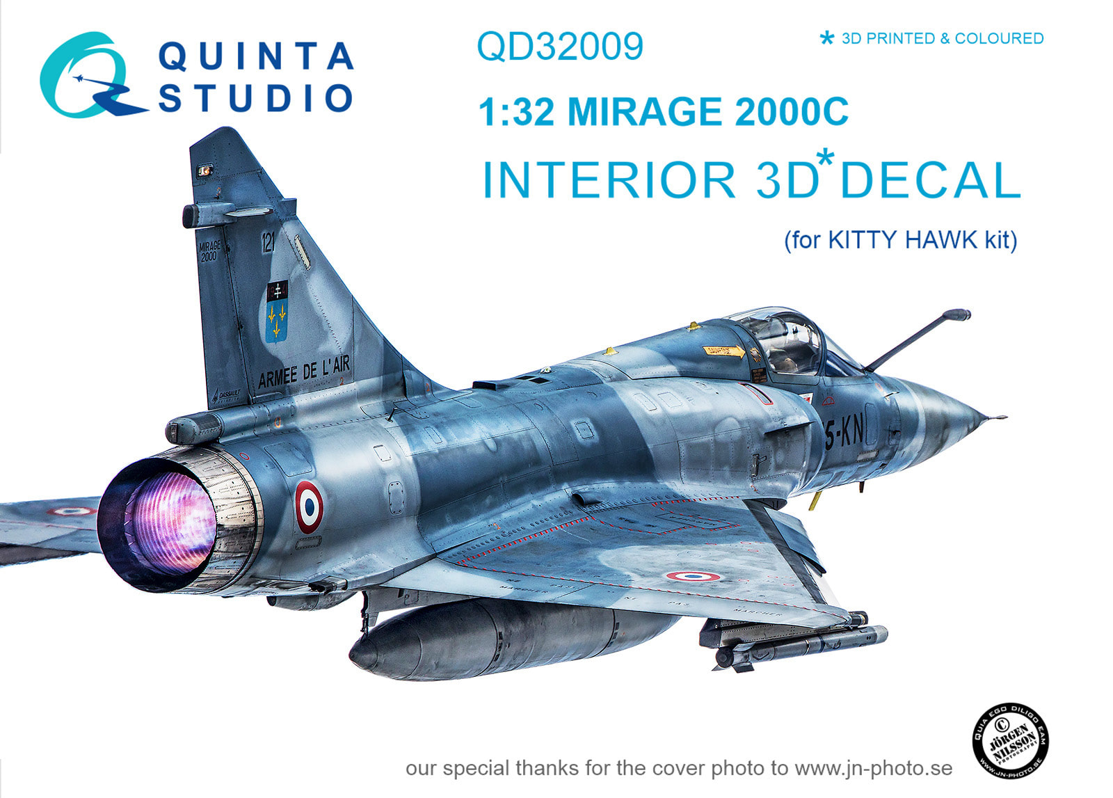 QD32009 – Mirage 2000C– 1/32 scale interior 3D decal